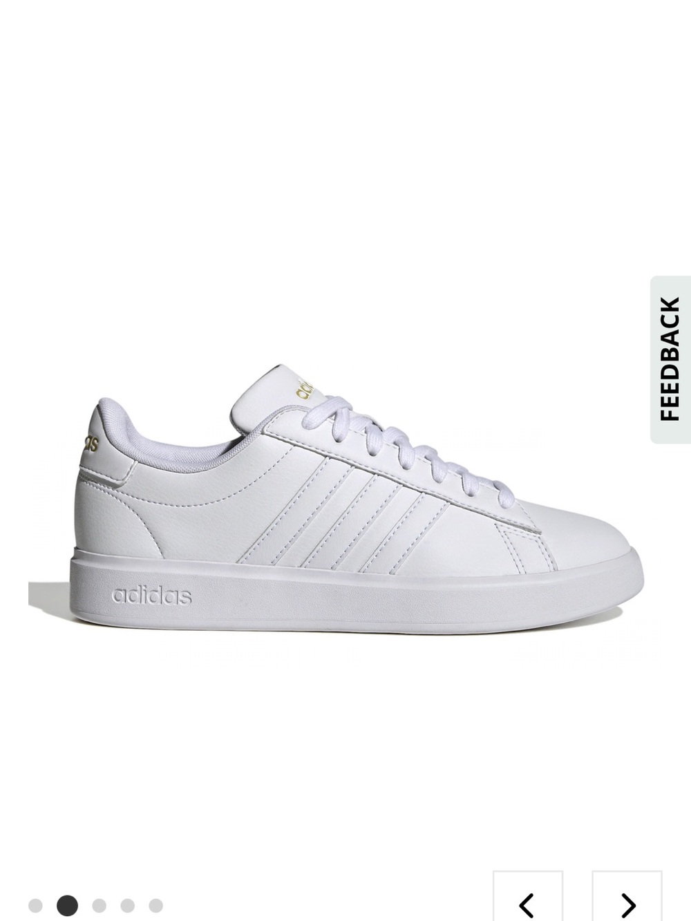 NEW! Adidas Women’s Grand Court White 2.0 Sneaker 6.5